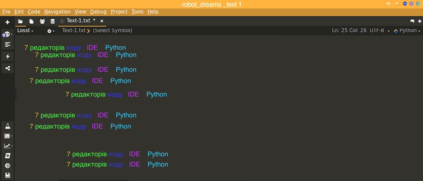 7 редакторів коду та IDE для Python